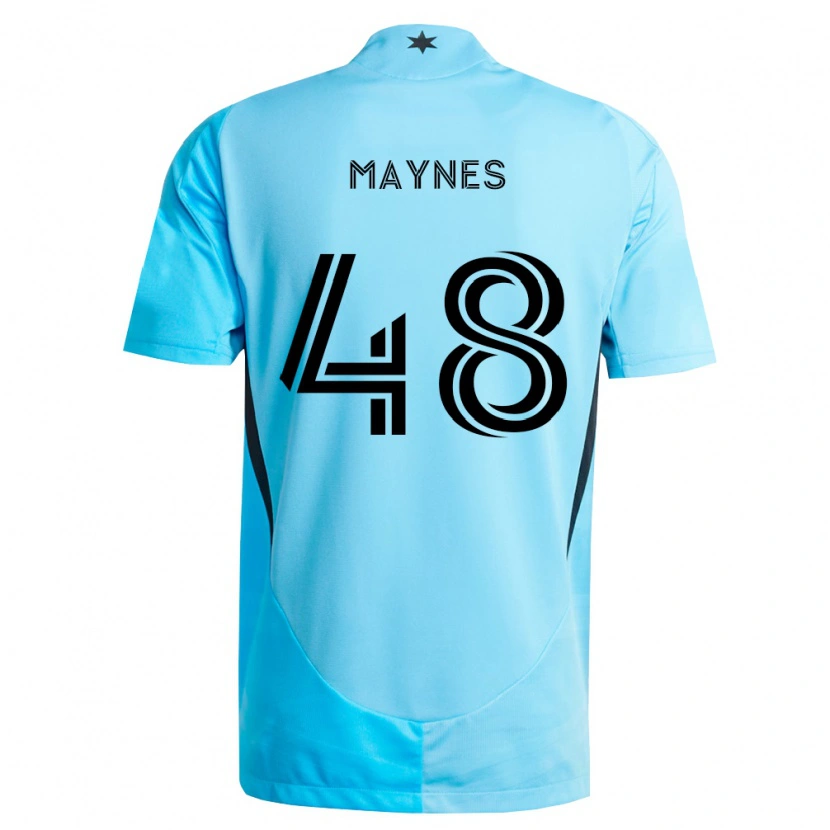 Danxen Kvinnor William Maynes #48 Ljusblå Svart Bortatröja Matchtröjor 2026/27 Tröjor T-Tröja