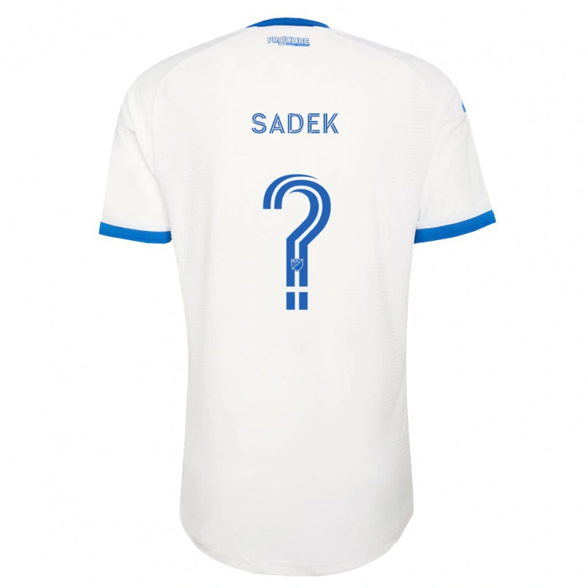 Danxen Kvinnor Aghilas Sadek #0 Himmelsblå Vit Bortatröja Matchtröjor 2026/27 Tröjor T-Tröja