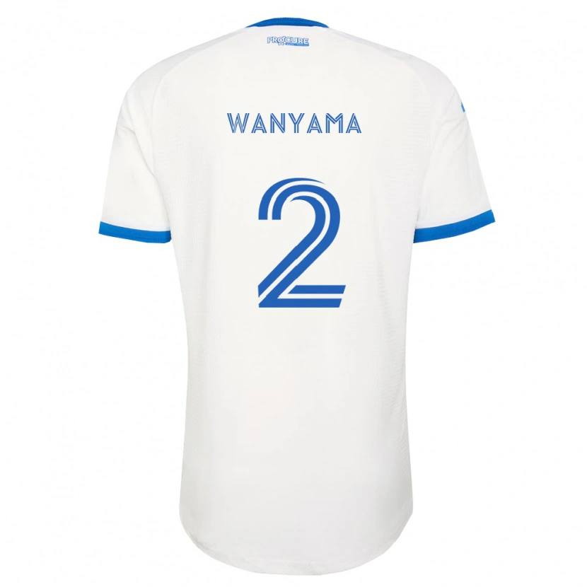 Danxen Kvinnor Victor Wanyama #2 Himmelsblå Vit Bortatröja Matchtröjor 2026/27 Tröjor T-Tröja