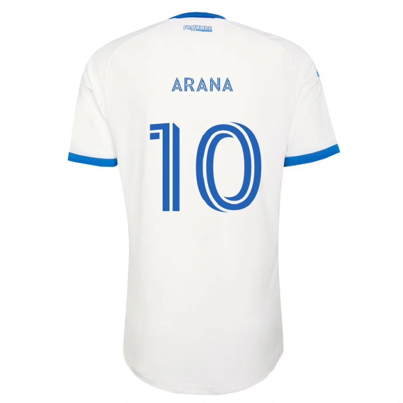Danxen Kvinnor Patrick Arana #10 Himmelsblå Vit Bortatröja Matchtröjor 2026/27 Tröjor T-Tröja