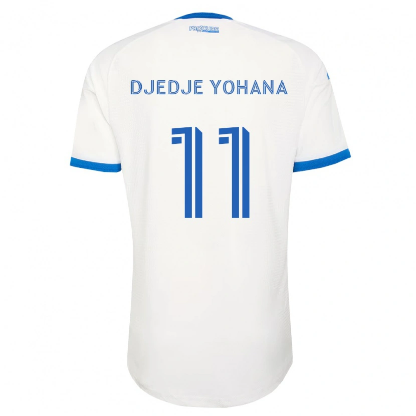 Danxen Kvinnor Kabie Djedje Yohana #11 Himmelsblå Vit Bortatröja Matchtröjor 2026/27 Tröjor T-Tröja