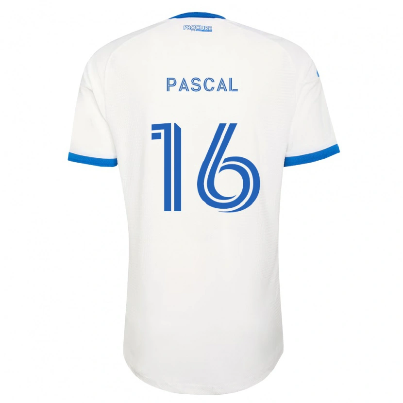 Danxen Kvinnor Raphael Pascal #16 Himmelsblå Vit Bortatröja Matchtröjor 2026/27 Tröjor T-Tröja