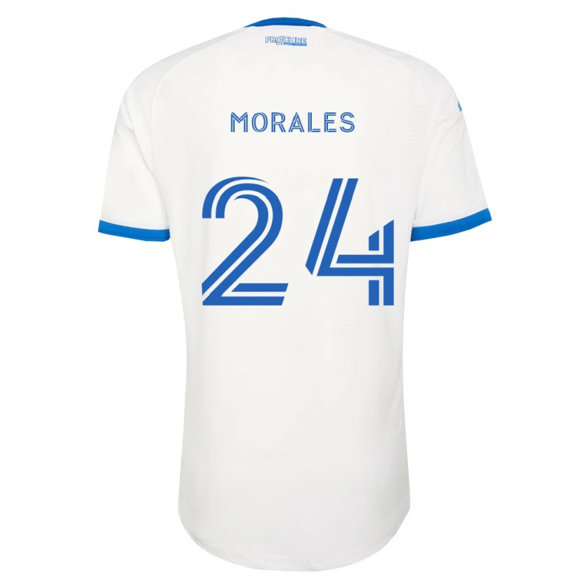 Danxen Kvinnor Efraín Morales #24 Himmelsblå Vit Bortatröja Matchtröjor 2026/27 Tröjor T-Tröja