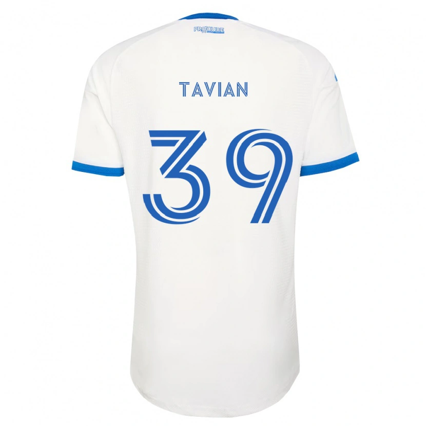 Danxen Kvinnor Vandendort Tavian #39 Himmelsblå Vit Bortatröja Matchtröjor 2026/27 Tröjor T-Tröja