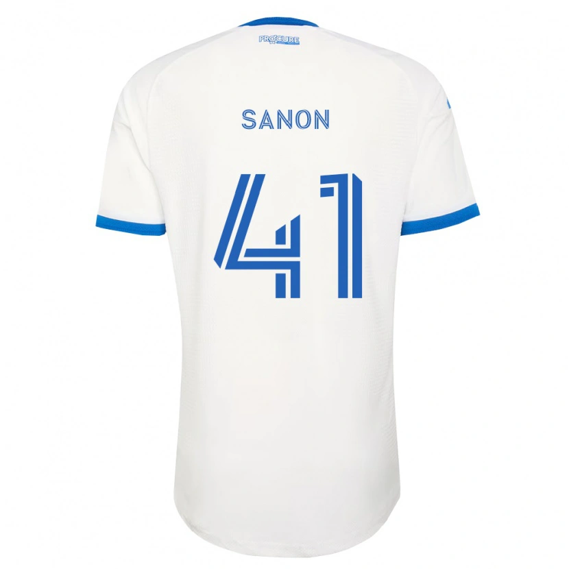 Danxen Kvinnor Jérémy Sanon #41 Himmelsblå Vit Bortatröja Matchtröjor 2026/27 Tröjor T-Tröja
