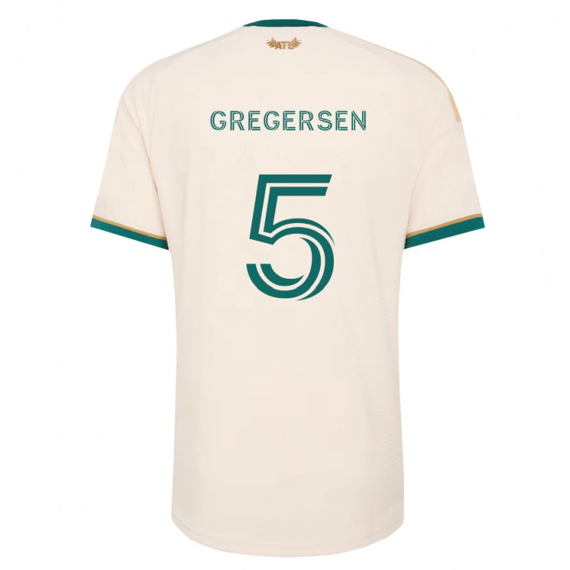 Danxen Kvinnor Stian Gregersen #5 Champagnegön Bortatröja Matchtröjor 2026/27 Tröjor T-Tröja