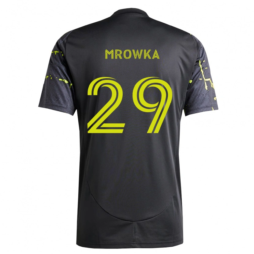 Danxen Kvinnor Cole Mrowka #29 Fluorescerande Gul Svart Bortatröja Matchtröjor 2026/27 Tröjor T-Tröja