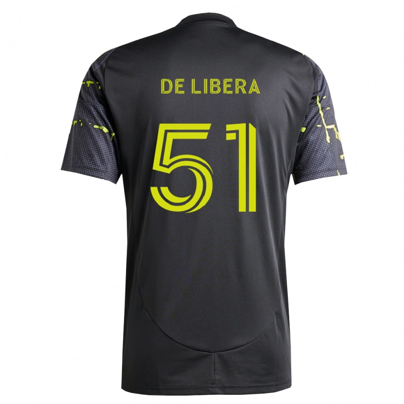 Danxen Kvinnor Giorgio De Libera #51 Fluorescerande Gul Svart Bortatröja Matchtröjor 2026/27 Tröjor T-Tröja