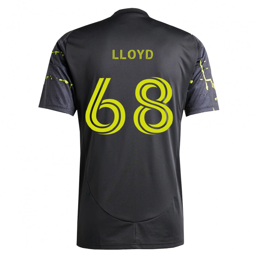 Danxen Kvinnor Zach Lloyd #68 Fluorescerande Gul Svart Bortatröja Matchtröjor 2026/27 Tröjor T-Tröja