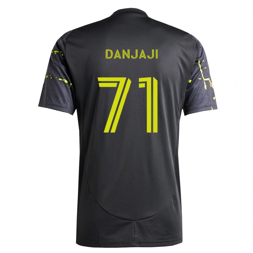 Danxen Kvinnor Jamil Danjaji #71 Fluorescerande Gul Svart Bortatröja Matchtröjor 2026/27 Tröjor T-Tröja