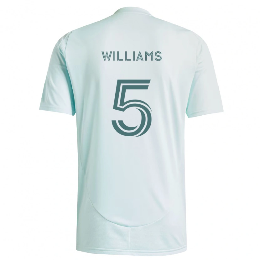 Danxen Kvinnor Loïc Williams #5 Vit Ljusgrön Bortatröja Matchtröjor 2026/27 Tröjor T-Tröja
