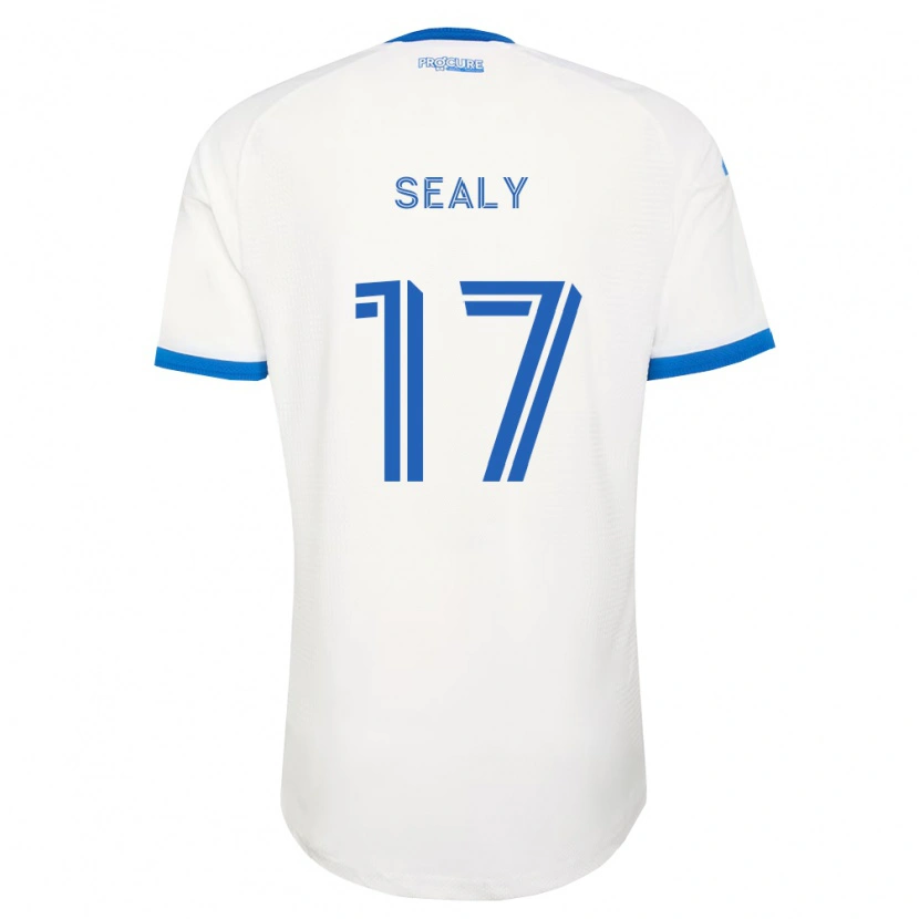 Danxen Kvinnor Dante Sealy #17 Himmelsblå Vit Bortatröja Matchtröjor 2026/27 Tröjor T-Tröja
