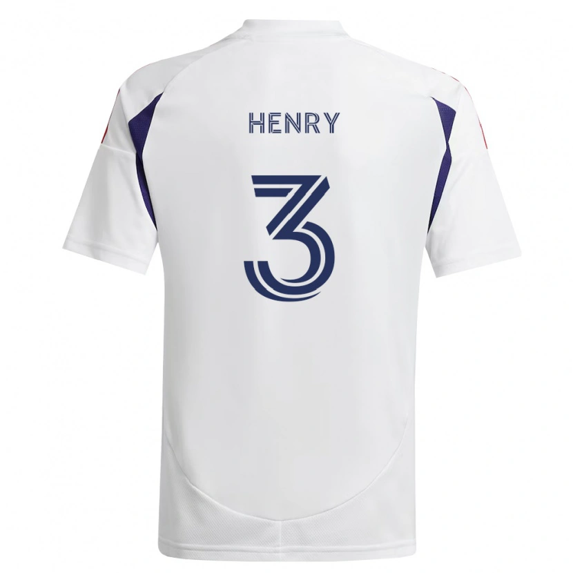 Danxen Kvinnor Kobi Henry #3 Kungligt Blå Röd Brun Bortatröja Matchtröjor 2026/27 Tröjor T-Tröja
