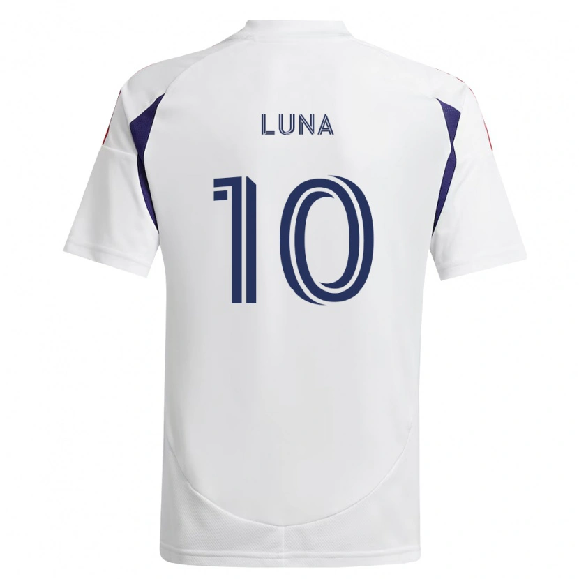Danxen Kvinnor Diego Luna #10 Kungligt Blå Röd Brun Bortatröja Matchtröjor 2026/27 Tröjor T-Tröja
