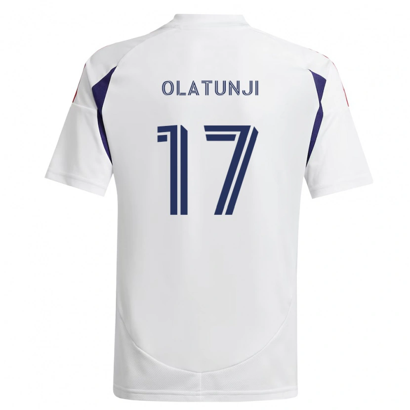 Danxen Kvinnor Victor Olatunji #17 Kungligt Blå Röd Brun Bortatröja Matchtröjor 2026/27 Tröjor T-Tröja