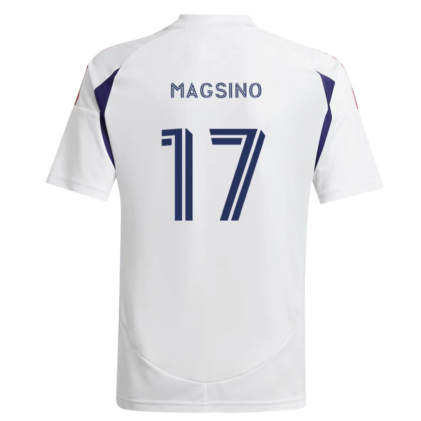 Danxen Kvinnor Reignen Magsino #17 Kungligt Blå Röd Brun Bortatröja Matchtröjor 2026/27 Tröjor T-Tröja
