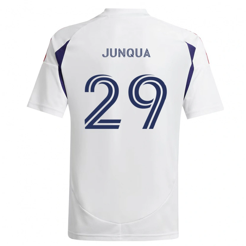 Danxen Kvinnor Sam Junqua #29 Kungligt Blå Röd Brun Bortatröja Matchtröjor 2026/27 Tröjor T-Tröja