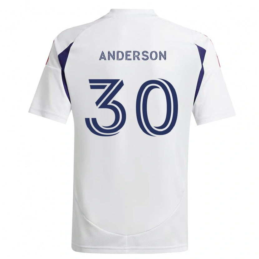 Danxen Kvinnor Owen Anderson #30 Kungligt Blå Röd Brun Bortatröja Matchtröjor 2026/27 Tröjor T-Tröja