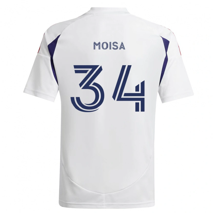 Danxen Kvinnor Luca Moisa #34 Kungligt Blå Röd Brun Bortatröja Matchtröjor 2026/27 Tröjor T-Tröja