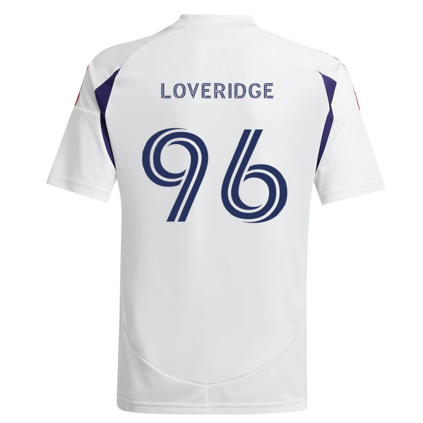 Danxen Kvinnor Pete Loveridge #96 Kungligt Blå Röd Brun Bortatröja Matchtröjor 2026/27 Tröjor T-Tröja