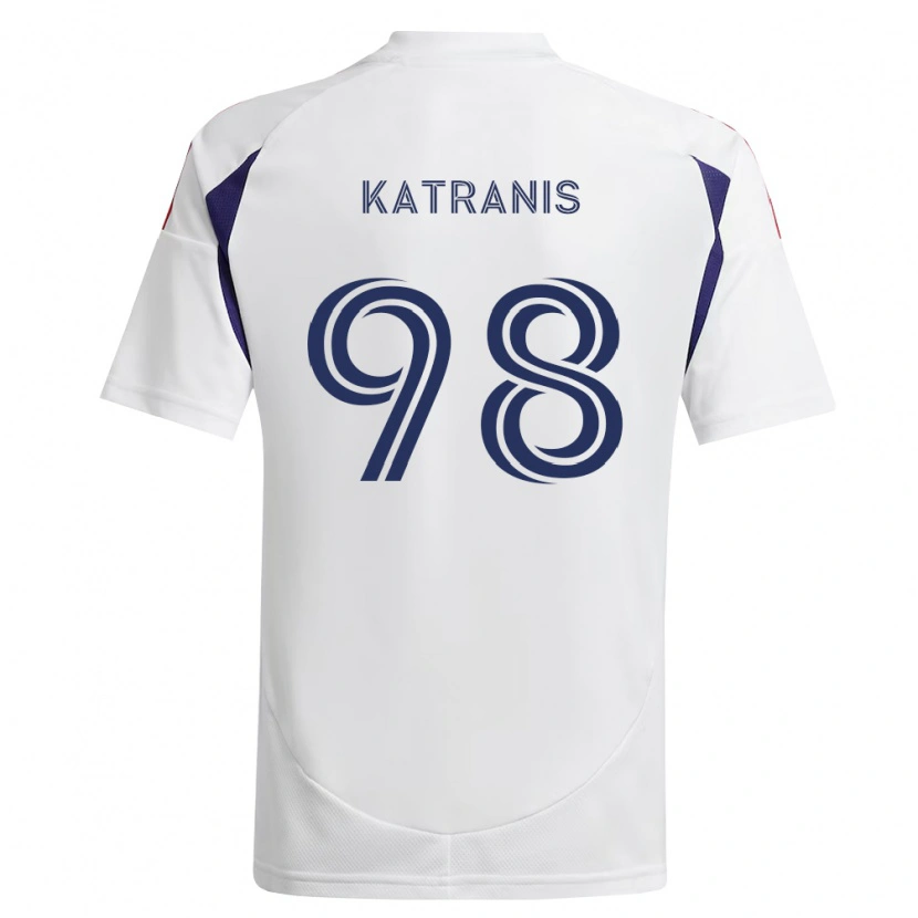 Danxen Kvinnor Alexandros Katranis #98 Kungligt Blå Röd Brun Bortatröja Matchtröjor 2026/27 Tröjor T-Tröja