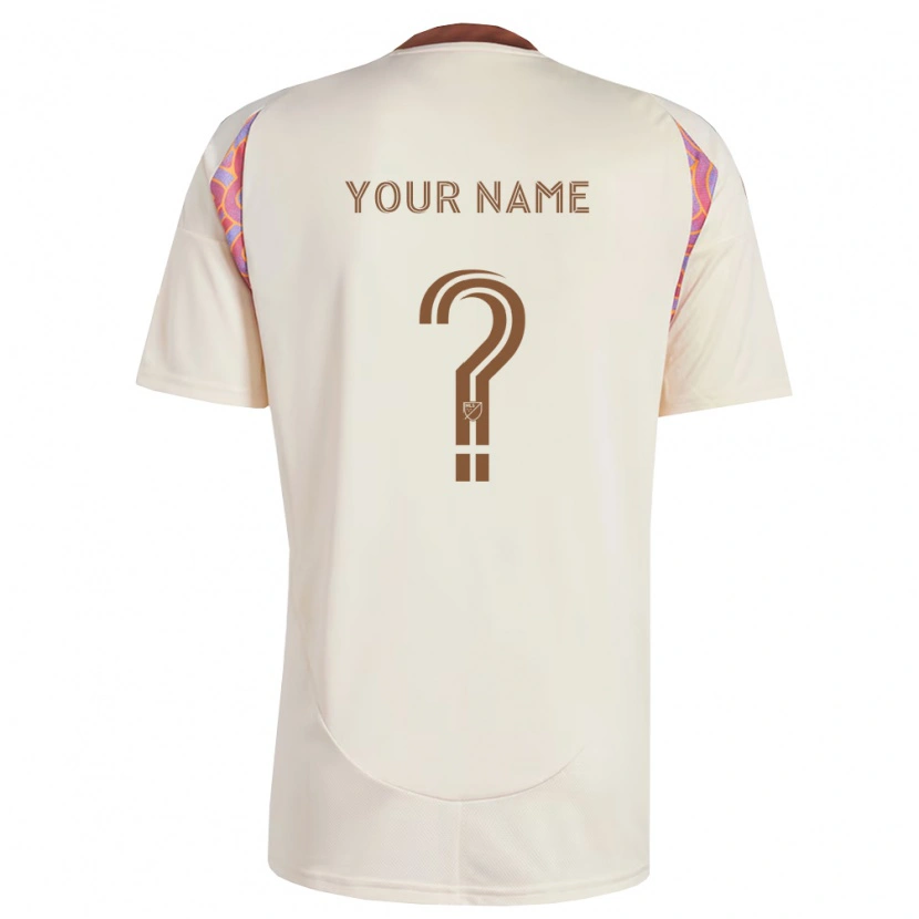 Danxen Kvinnor Ditt Namn #0 Off-White Rosa Bortatröja Matchtröjor 2026/27 Tröjor T-Tröja