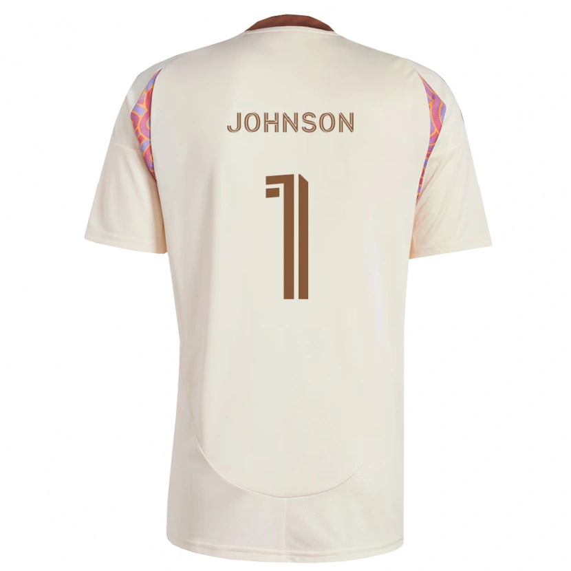 Danxen Kvinnor Sean Johnson #1 Off-White Rosa Bortatröja Matchtröjor 2026/27 Tröjor T-Tröja
