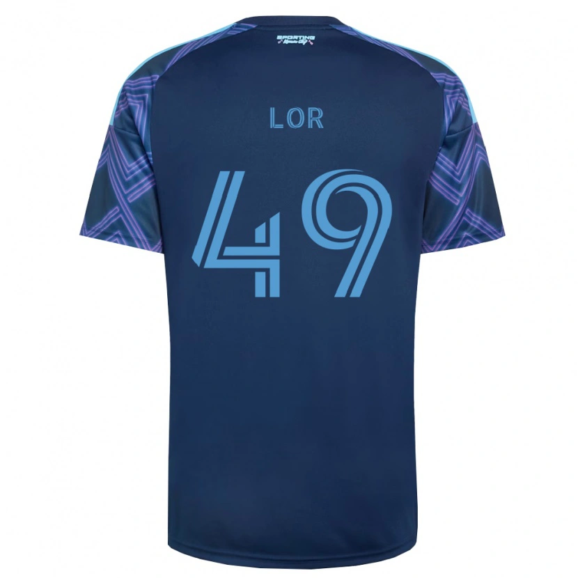 Danxen Kvinnor Troy Lor #49 Kungligt Blå Lila Bortatröja Matchtröjor 2026/27 Tröjor T-Tröja