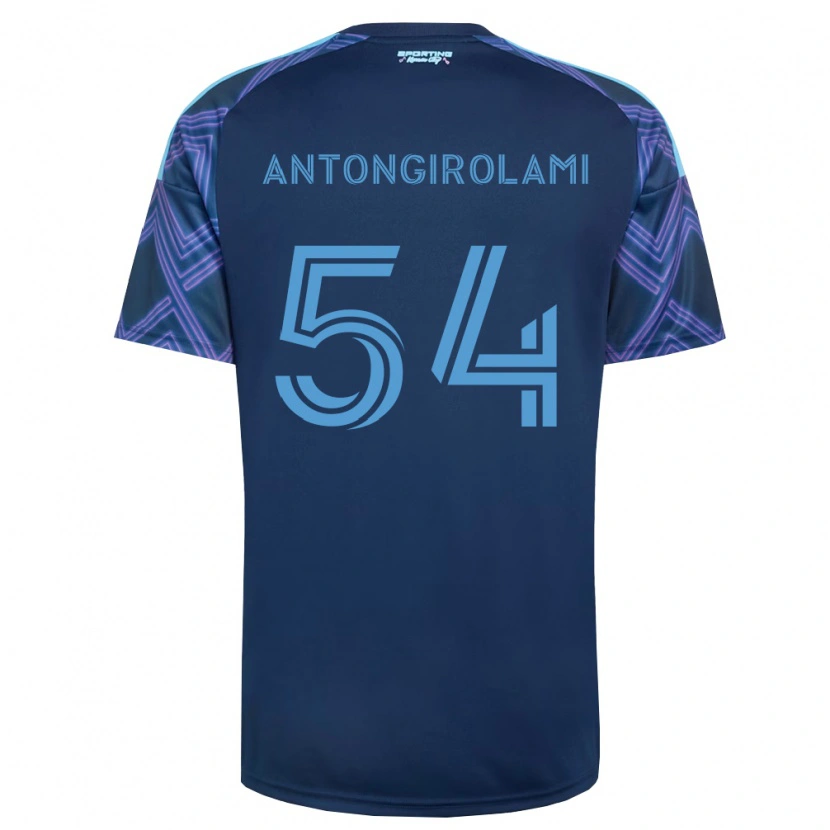Danxen Kvinnor Luca Antongirolami #54 Kungligt Blå Lila Bortatröja Matchtröjor 2026/27 Tröjor T-Tröja