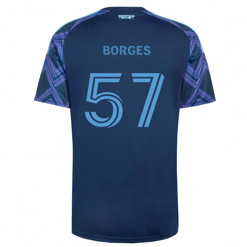 Danxen Kvinnor Diego Borges #57 Kungligt Blå Lila Bortatröja Matchtröjor 2026/27 Tröjor T-Tröja