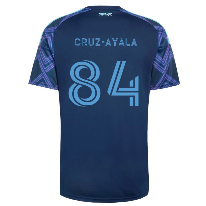 Danxen Kvinnor Luis Cruz-Ayala #84 Kungligt Blå Lila Bortatröja Matchtröjor 2026/27 Tröjor T-Tröja
