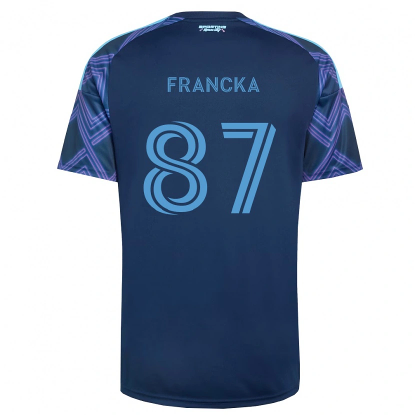 Danxen Kvinnor Jack Francka #87 Kungligt Blå Lila Bortatröja Matchtröjor 2026/27 Tröjor T-Tröja