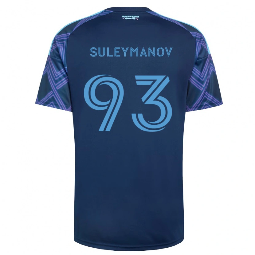 Danxen Kvinnor Shapi Suleymanov #93 Kungligt Blå Lila Bortatröja Matchtröjor 2026/27 Tröjor T-Tröja