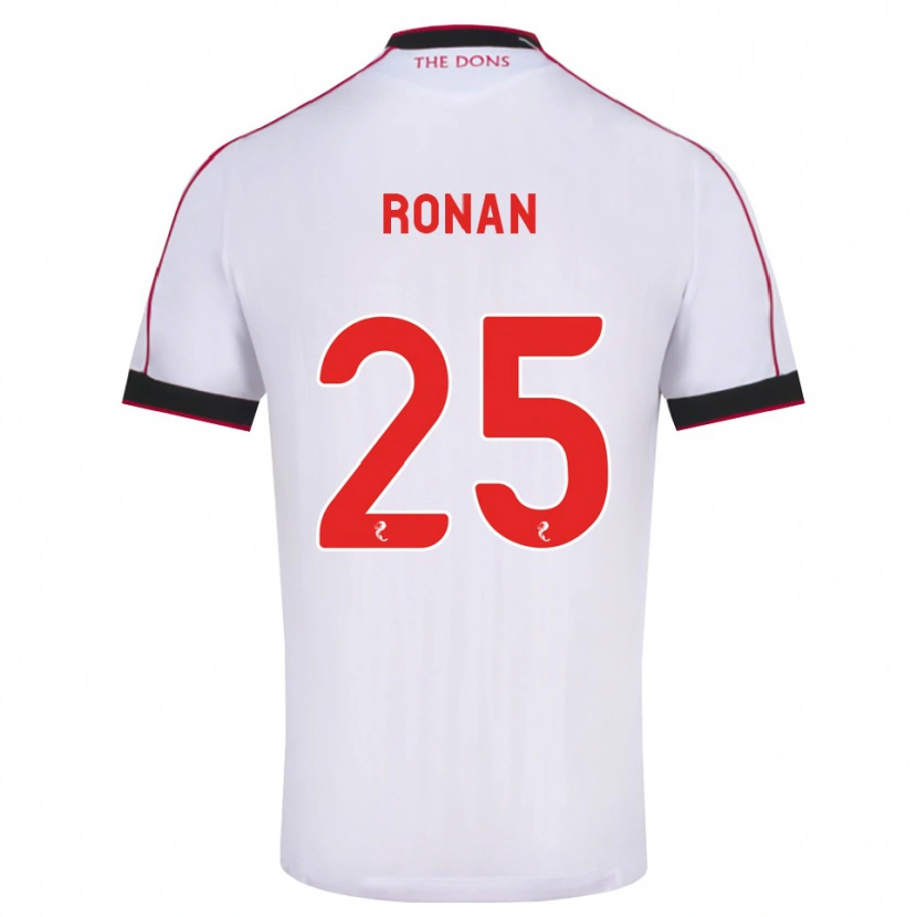 Danxen Kvinnor Connor Ronan #25 Svart Röd Vit Bortatröja Matchtröjor 2026/27 Tröjor T-Tröja