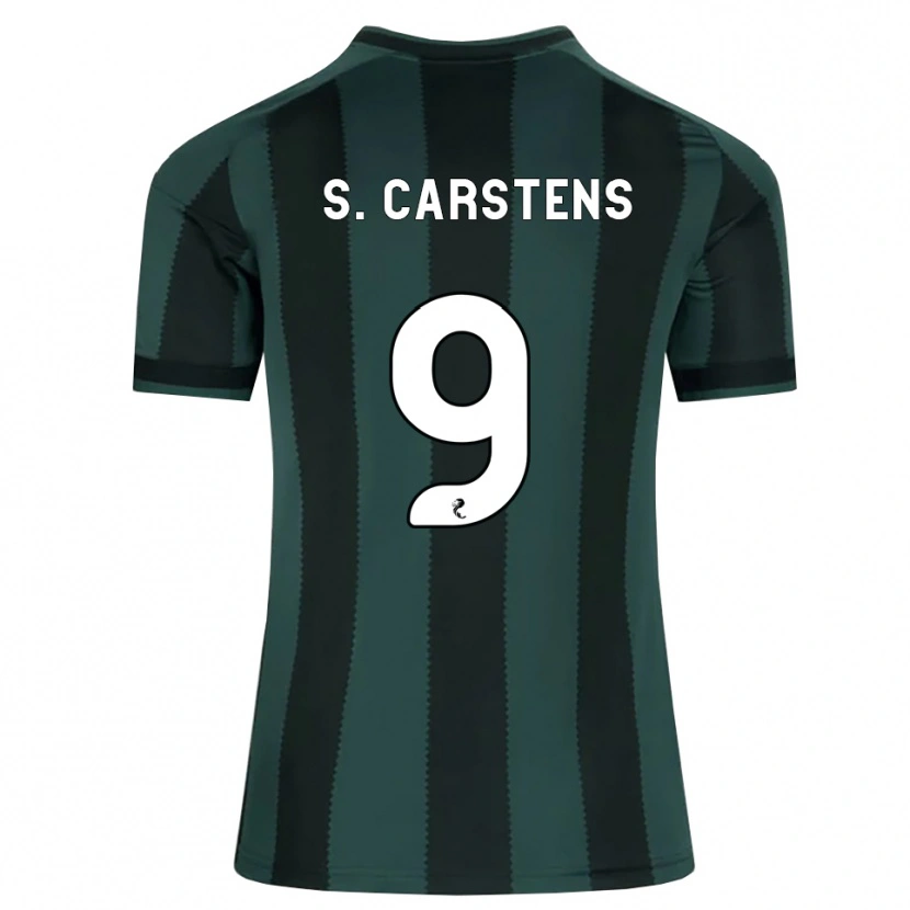 Danxen Kvinnor Signe Carstens #9 Mörk Skiffergrå Svart Bortatröja Matchtröjor 2026/27 Tröjor T-Tröja