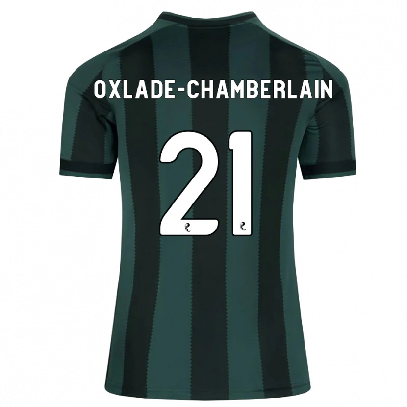 Danxen Kvinnor Alex Oxlade-Chamberlain #21 Mörk Skiffergrå Svart Bortatröja Matchtröjor 2026/27 Tröjor T-Tröja