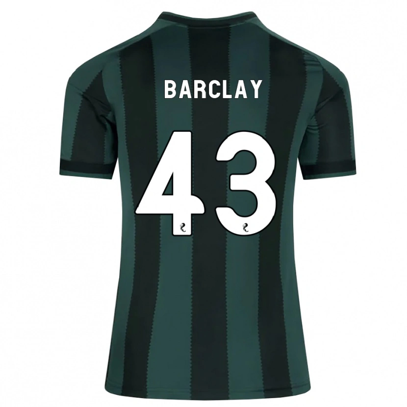 Danxen Kvinnor Lucy Barclay #43 Mörk Skiffergrå Svart Bortatröja Matchtröjor 2026/27 Tröjor T-Tröja