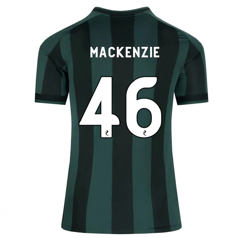 Danxen Kvinnor Magnus Mackenzie #46 Mörk Skiffergrå Svart Bortatröja Matchtröjor 2026/27 Tröjor T-Tröja