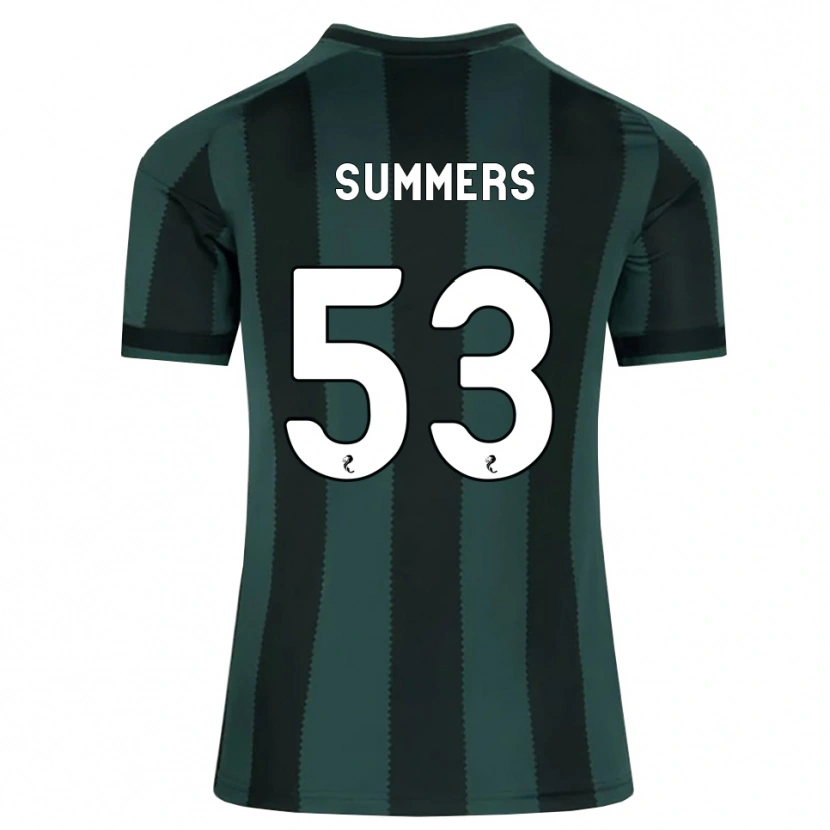 Danxen Kvinnor Ben Summers #53 Mörk Skiffergrå Svart Bortatröja Matchtröjor 2026/27 Tröjor T-Tröja