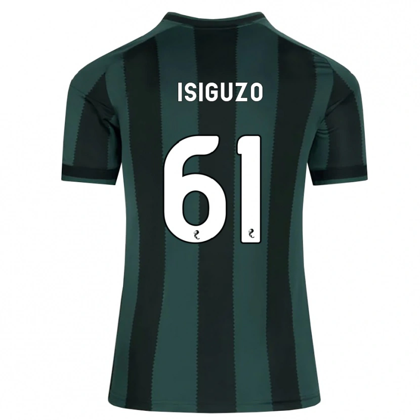 Danxen Kvinnor Samuel Isiguzo #61 Mörk Skiffergrå Svart Bortatröja Matchtröjor 2026/27 Tröjor T-Tröja
