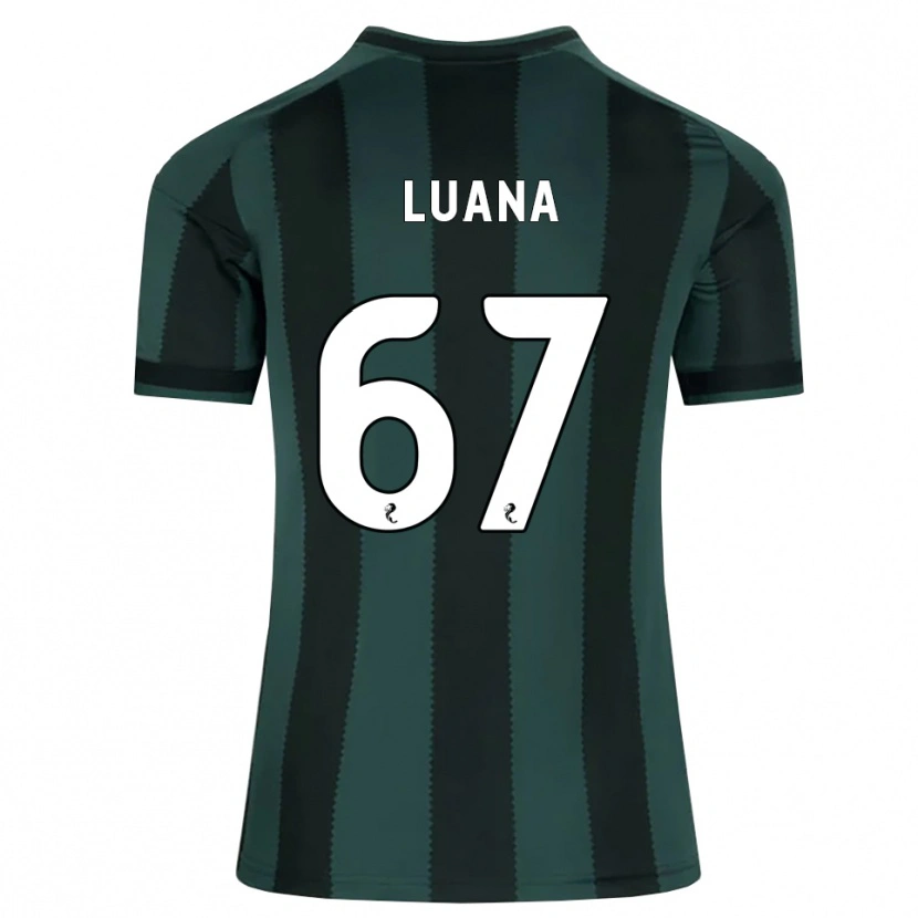 Danxen Kvinnor Luana Muñoz #67 Mörk Skiffergrå Svart Bortatröja Matchtröjor 2026/27 Tröjor T-Tröja