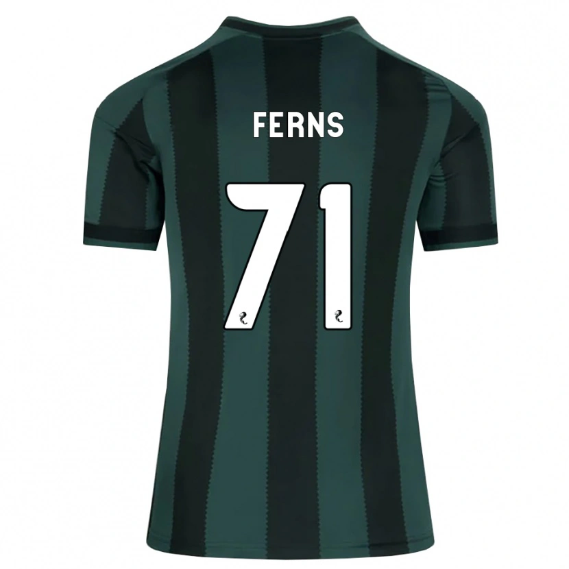 Danxen Kvinnor Abbie Ferns #71 Mörk Skiffergrå Svart Bortatröja Matchtröjor 2026/27 Tröjor T-Tröja