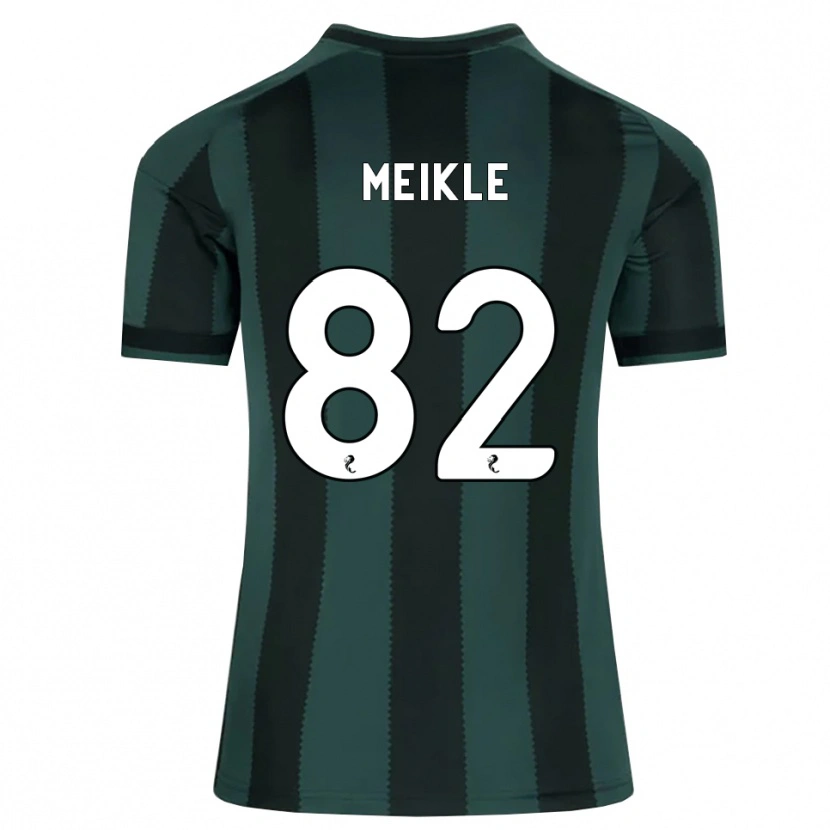 Danxen Kvinnor Jamie Meikle #82 Mörk Skiffergrå Svart Bortatröja Matchtröjor 2026/27 Tröjor T-Tröja