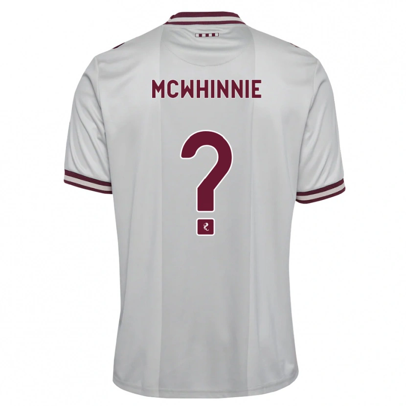 Danxen Kvinnor Zac Mcwhinnie #0 Vit Vinröd Bortatröja Matchtröjor 2026/27 Tröjor T-Tröja