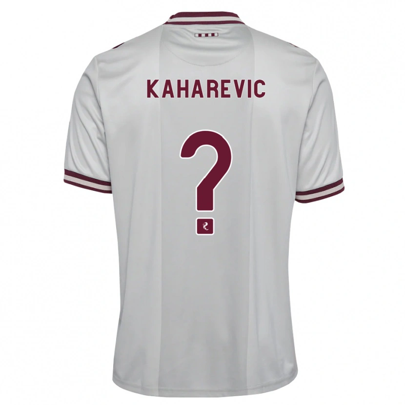 Danxen Kvinnor Sinan Kaharevic #0 Vit Vinröd Bortatröja Matchtröjor 2026/27 Tröjor T-Tröja