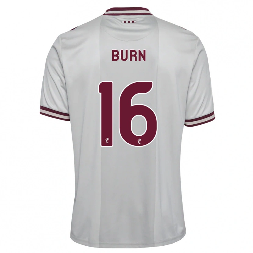 Danxen Kvinnor Gregor Burn #16 Vit Vinröd Bortatröja Matchtröjor 2026/27 Tröjor T-Tröja