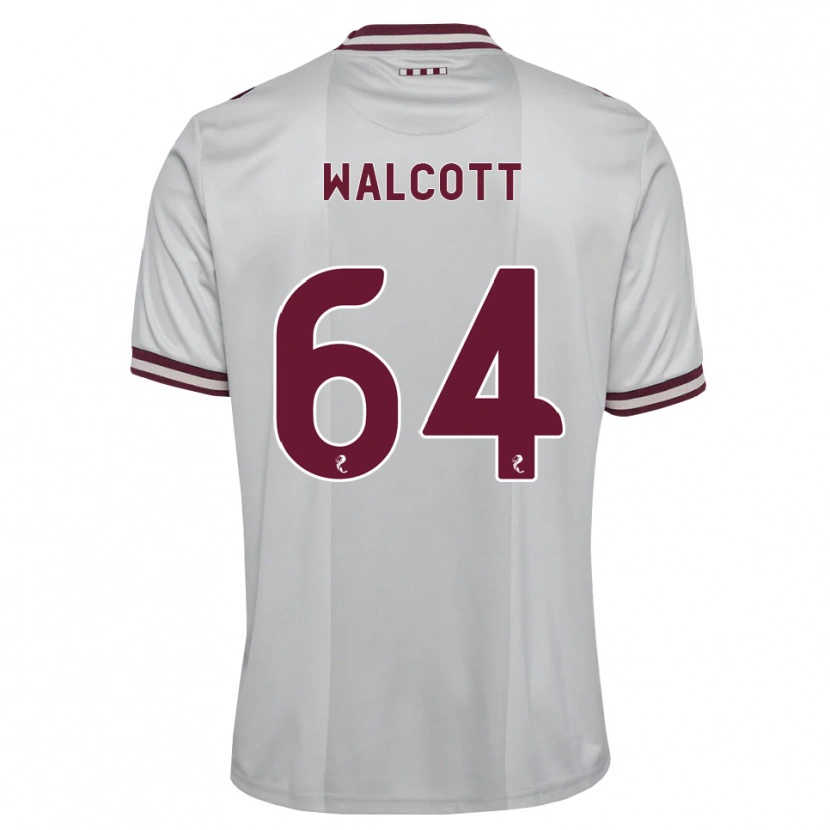 Danxen Kvinnor Malachi Fagan-Walcott #64 Vit Vinröd Bortatröja Matchtröjor 2026/27 Tröjor T-Tröja