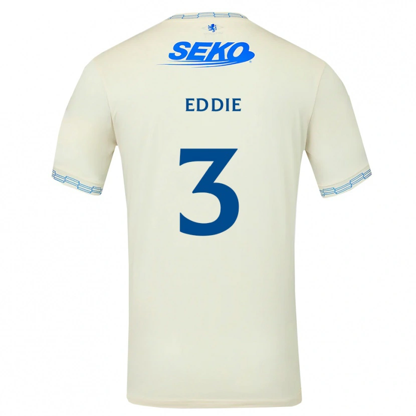 Danxen Kvinnor Leah Eddie #3 Djup Himmelsblå Vit Bortatröja Matchtröjor 2026/27 Tröjor T-Tröja