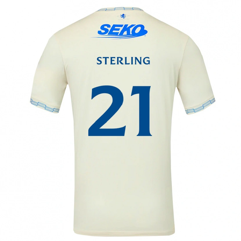 Danxen Kvinnor Dujon Sterling #21 Djup Himmelsblå Vit Bortatröja Matchtröjor 2026/27 Tröjor T-Tröja