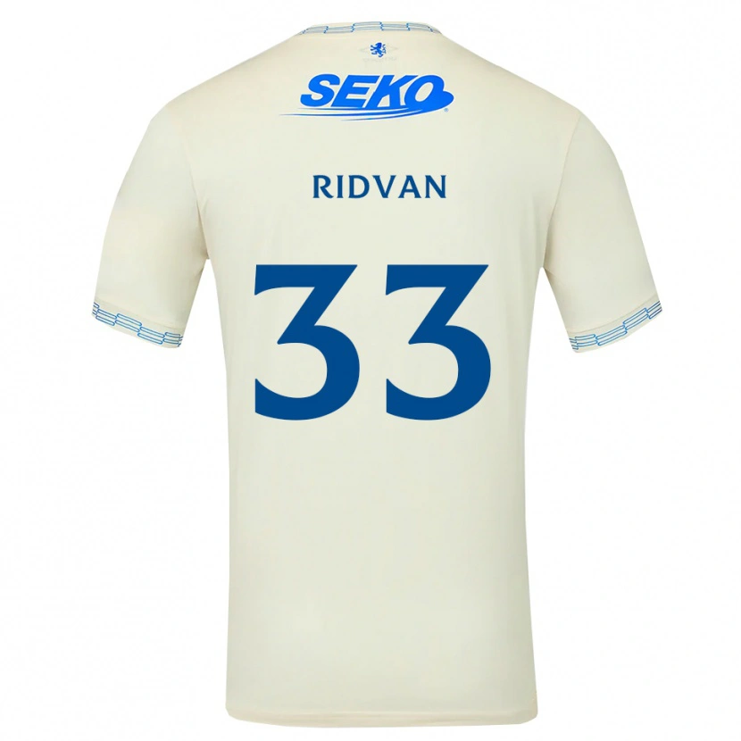 Danxen Kvinnor Rıdvan Yılmaz #33 Djup Himmelsblå Vit Bortatröja Matchtröjor 2026/27 Tröjor T-Tröja